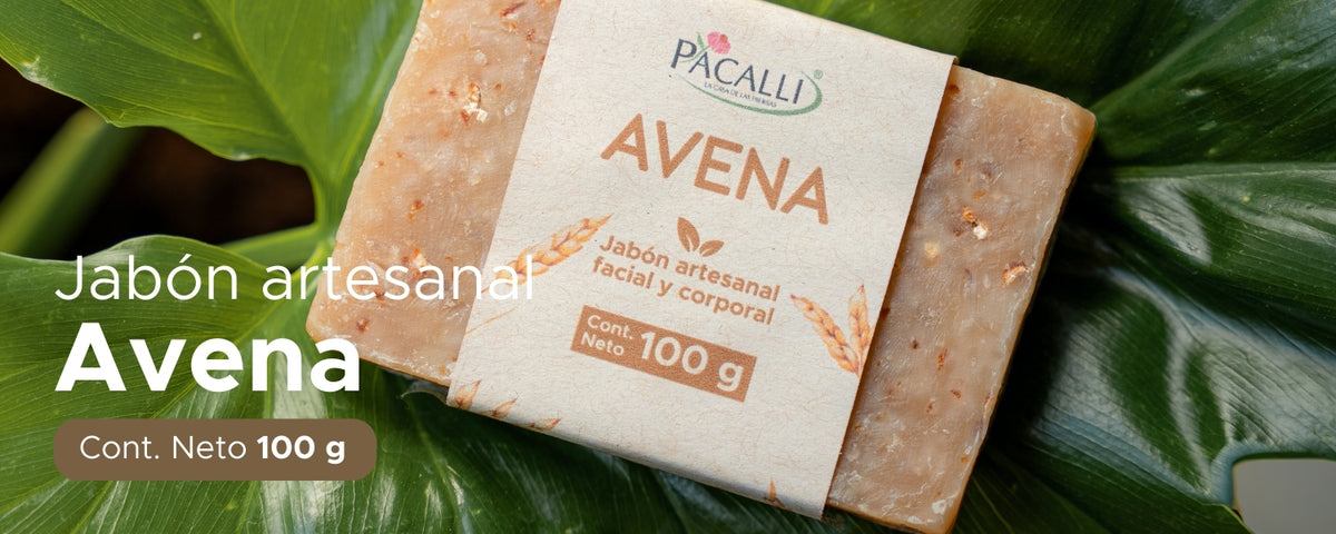 Jabón Artesanal de Avena PACALLI · 100 g