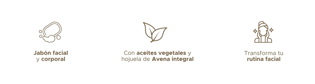 Jabón Artesanal de Avena PACALLI · 100 g