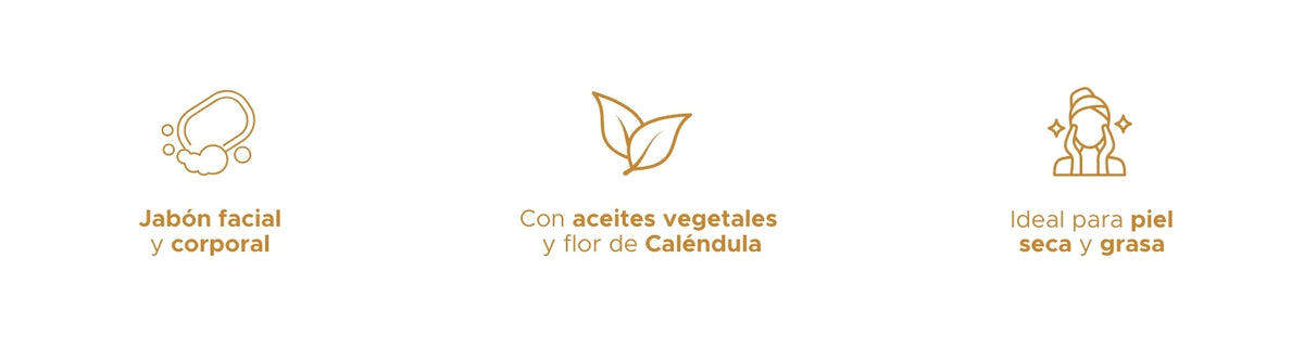 Jabón Artesanal de Caléndula PACALLI · 100 g