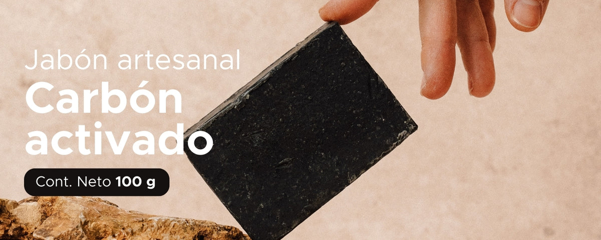 Jabón Artesanal de Carbón Activado PACALLI · 100 g