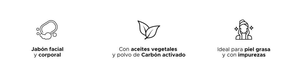 Jabón Artesanal de Carbón Activado PACALLI · 100 g