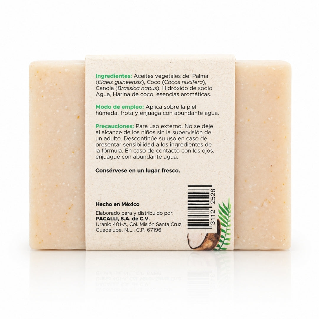 Jabón Artesanal de Coco · 100 g