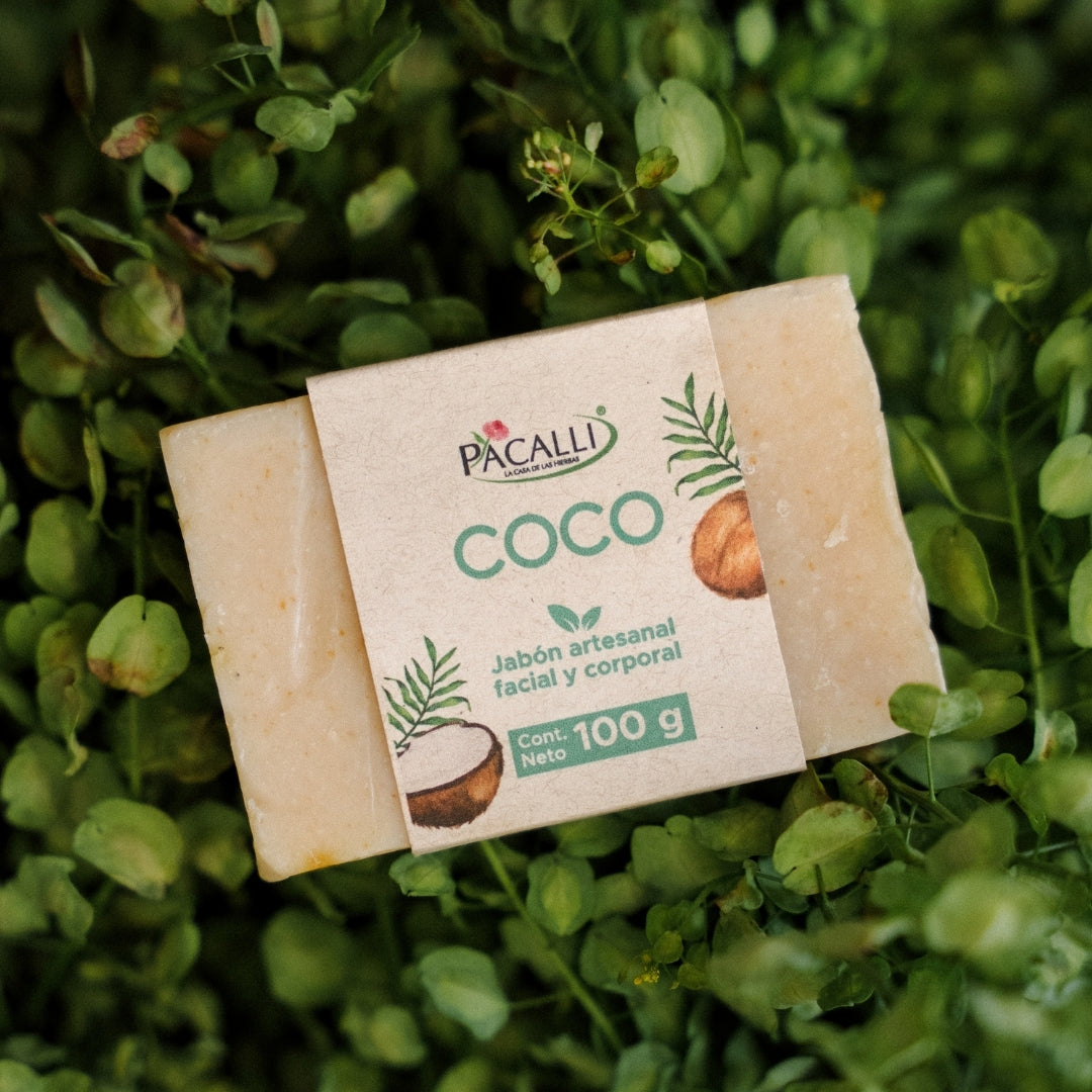Jabón Artesanal de Coco · 100 g