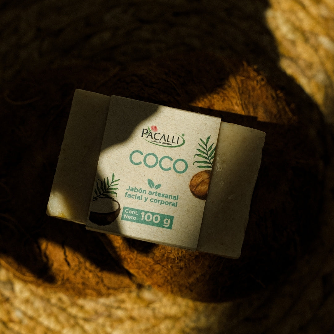 Jabón Artesanal de Coco · 100 g