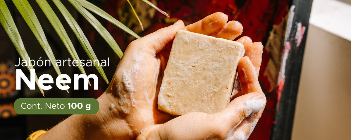 Jabón Artesanal de Neem PACALLI · 100 g