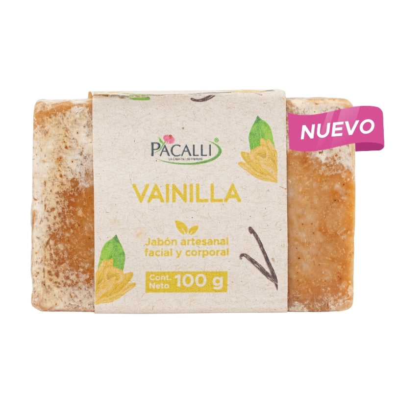 Jabón Artesanal de Vainilla PACALLI · 100 g