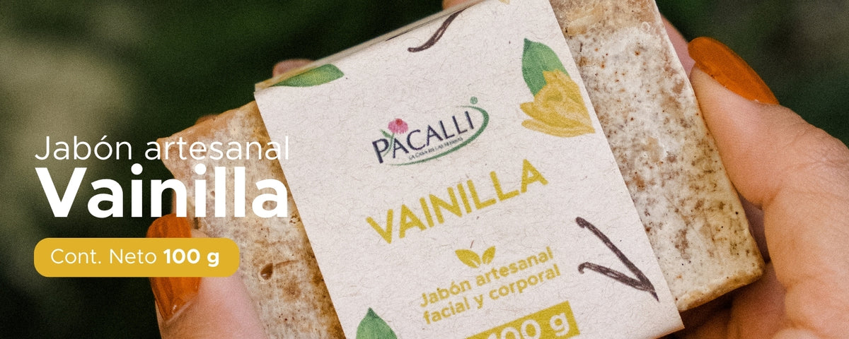 Jabón Artesanal de Vainilla PACALLI · 100 g