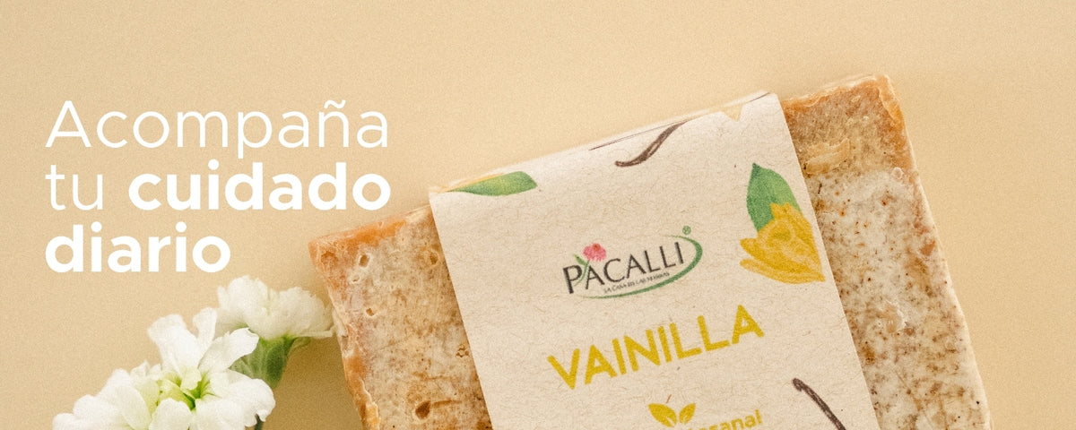Jabón Artesanal de Vainilla PACALLI · 100 g