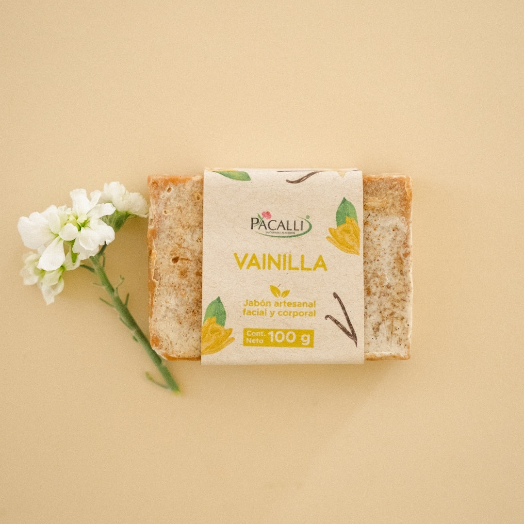 Jabón Artesanal de Vainilla · 100 g