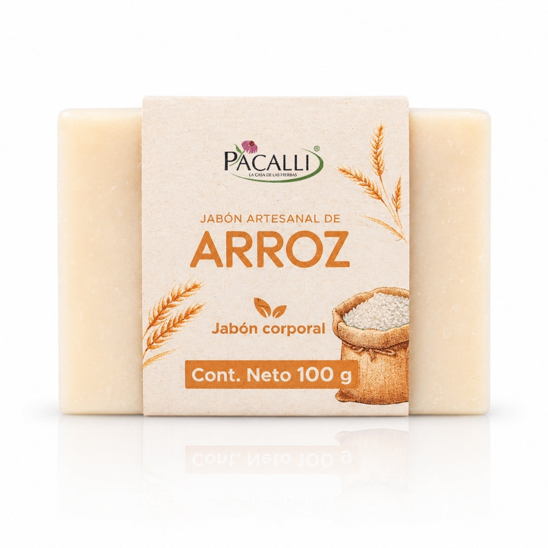 Jabón Artesanal de Arroz · 100 g