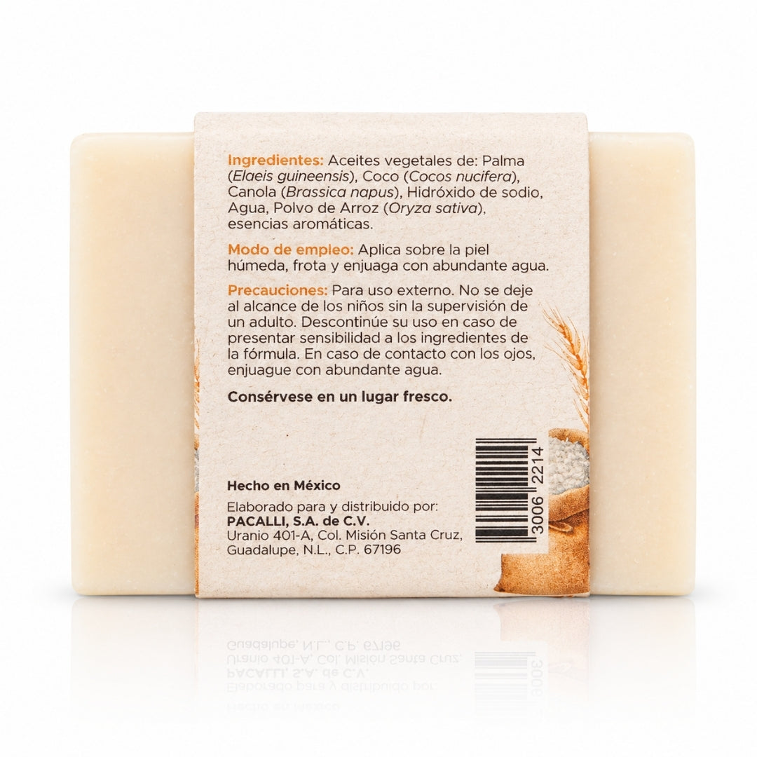 Jabón Artesanal de Arroz · 100 g