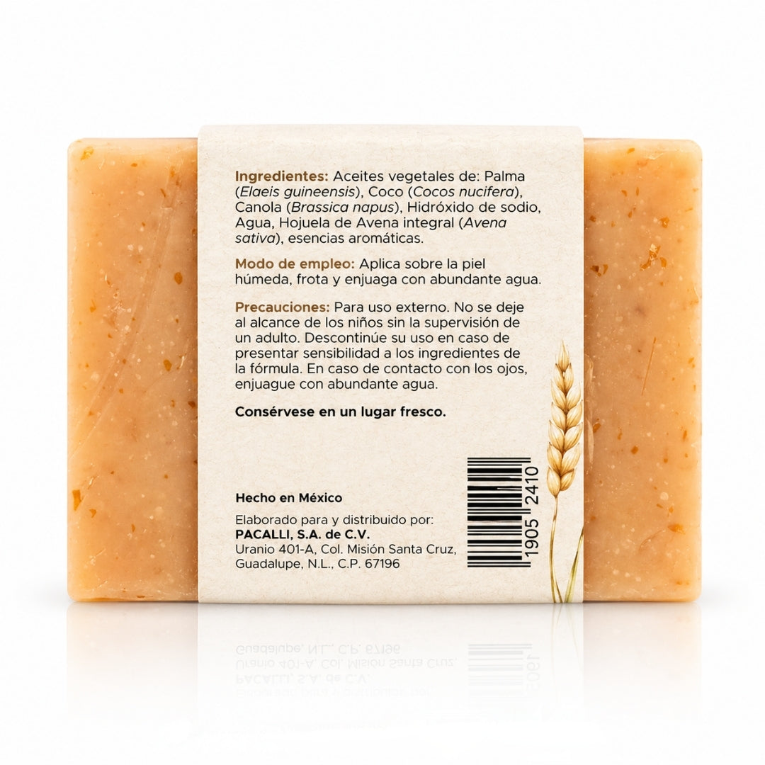 Jabón Artesanal de Avena · 100 g