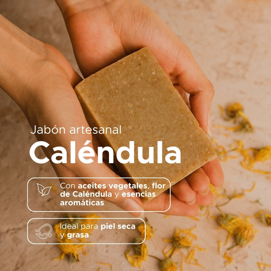 Jabón Artesanal de Caléndula PACALLI · 100 g
