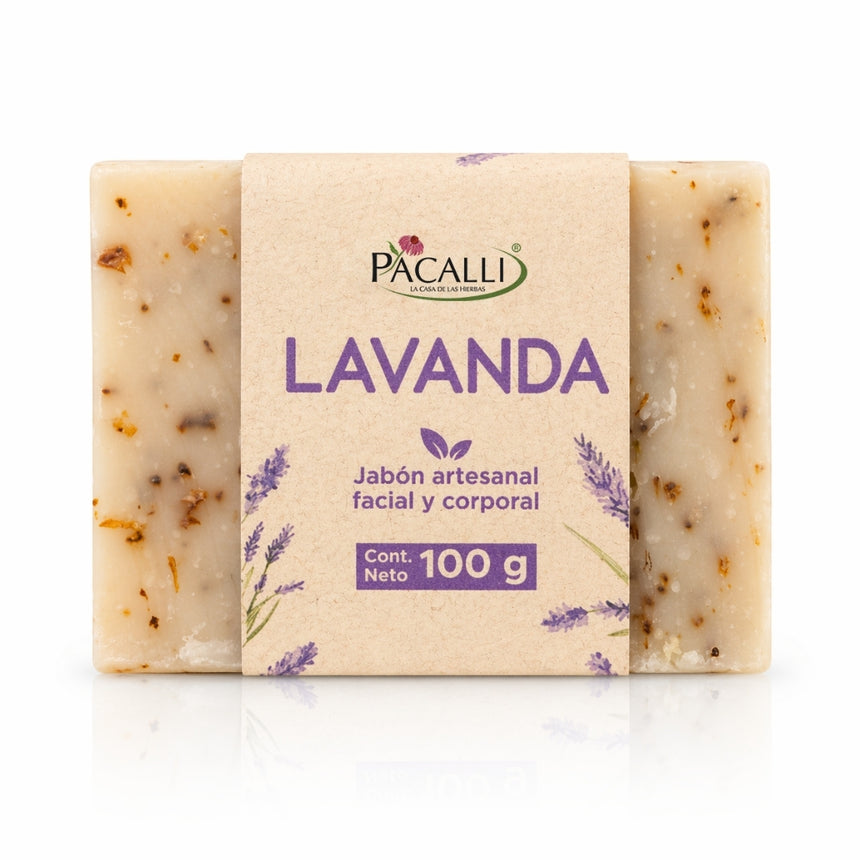 Jabón Artesanal de Lavanda · 100 g