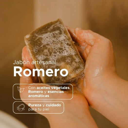 Jabón Artesanal de Romero PACALLI · 100 g