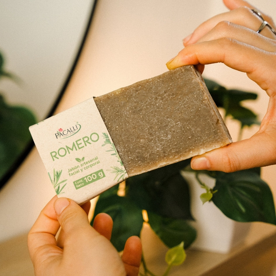 Jabón Artesanal de Romero PACALLI · 100 g