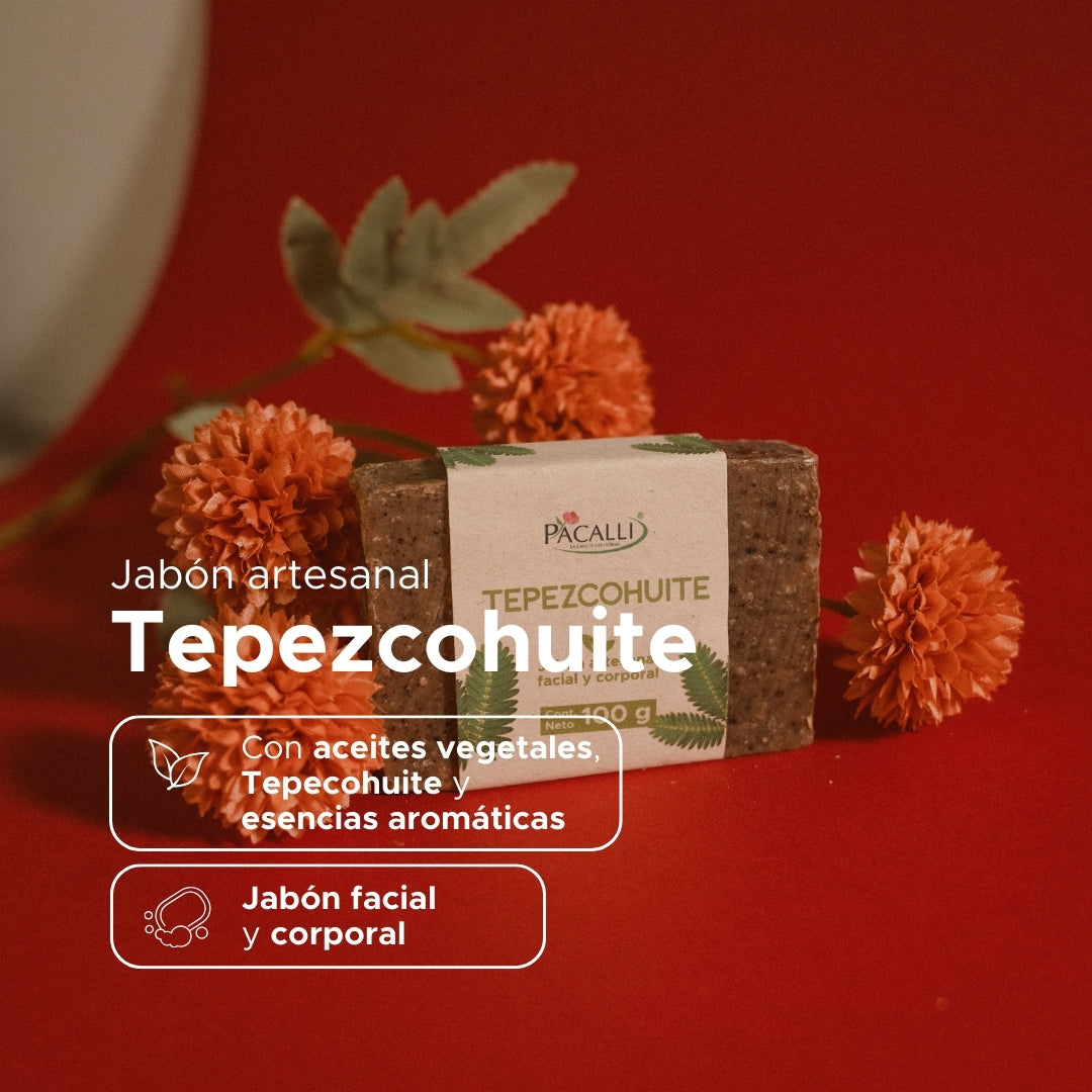 Jabón Artesanal de Tepezcohuite PACALLI · 100 g