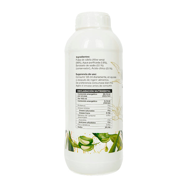 Sábila para Beber PACALLI · Aloe Vera Líquida Lista para Consumir · 1.2 L