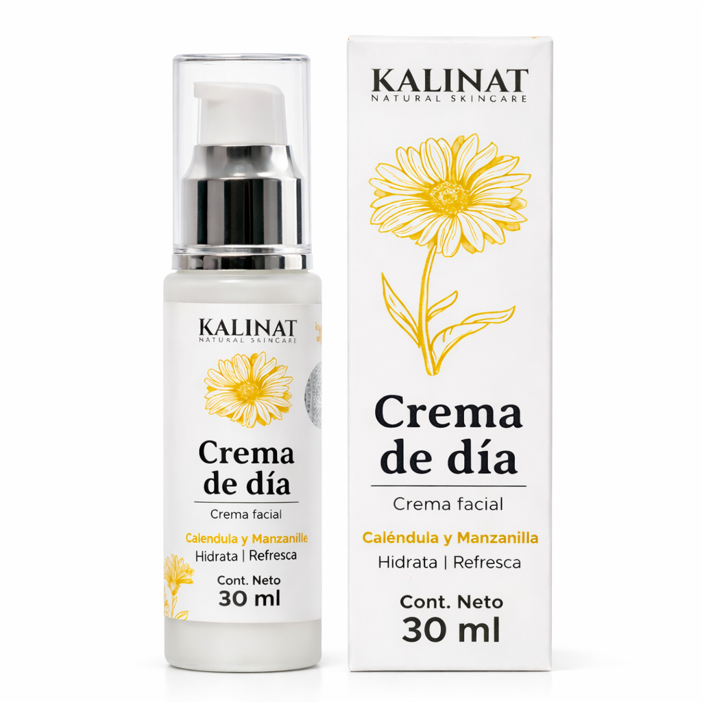Crema de día Kalinat con Caléndula y Manzanilla · 30 ml