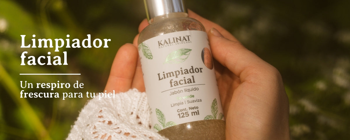 Limpiador facial Kalinat con Té verde · 125 ml
