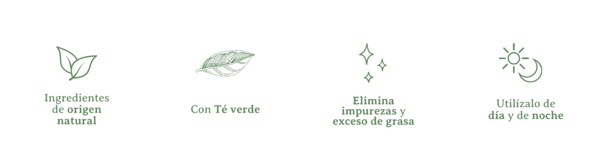 Limpiador facial Kalinat con Té verde · 125 ml