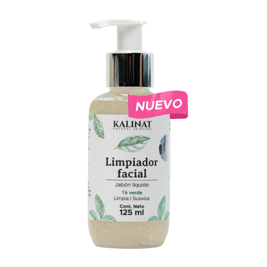 Limpiador facial Kalinat con Té verde · 125 ml