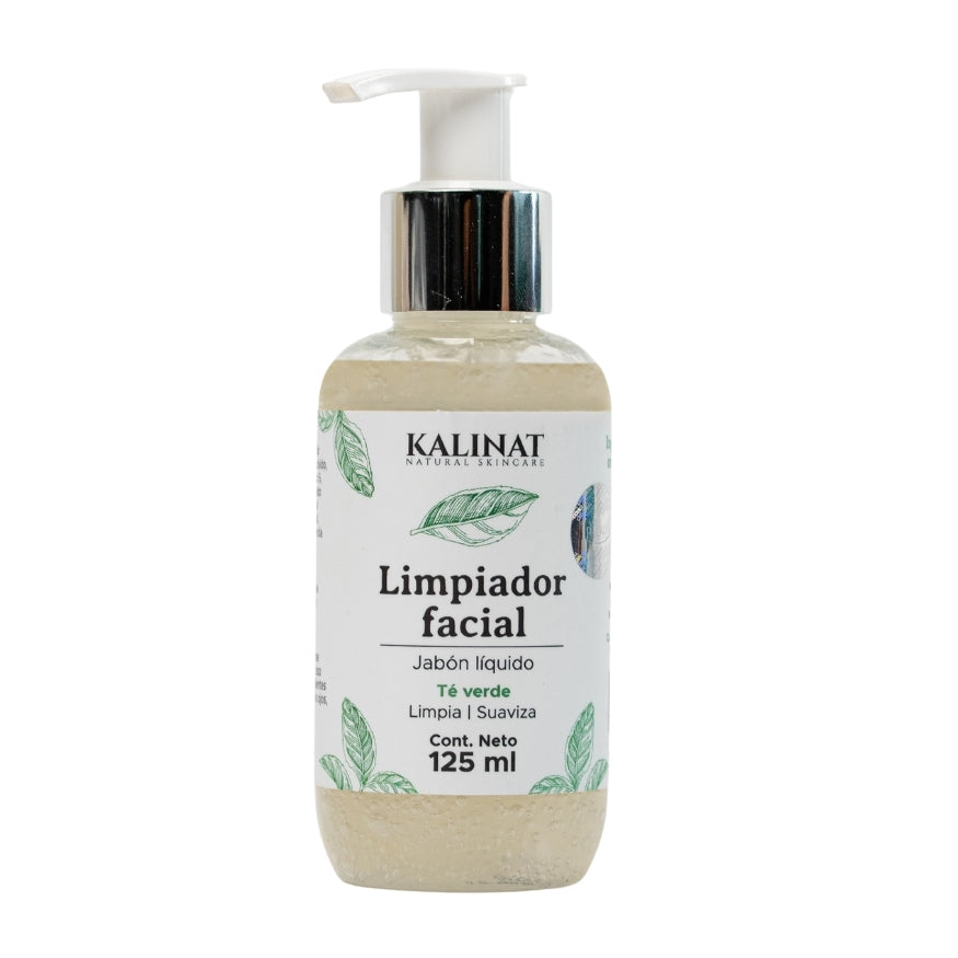 Limpiador facial Kalinat con Té verde · 125 ml