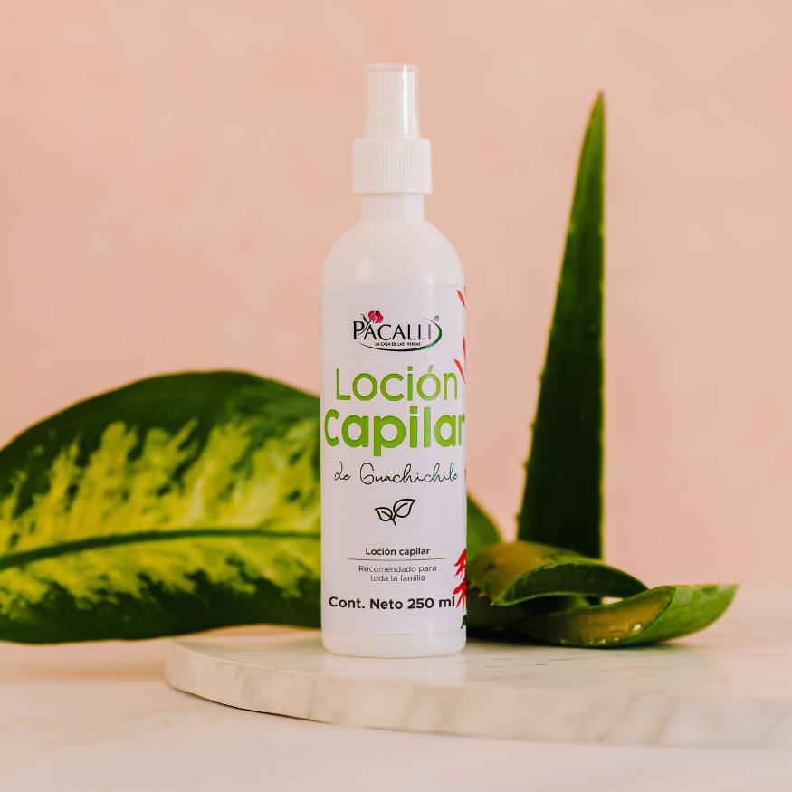 Loción Capilar de Guachichile PACALLI · Con Extractos de Origen Natural · 250 ml