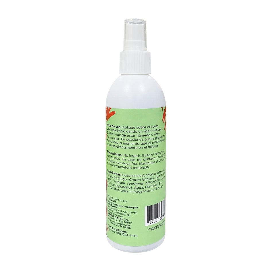 Loción Capilar de Guachichile PACALLI · Con Extractos de Origen Natural · 250 ml