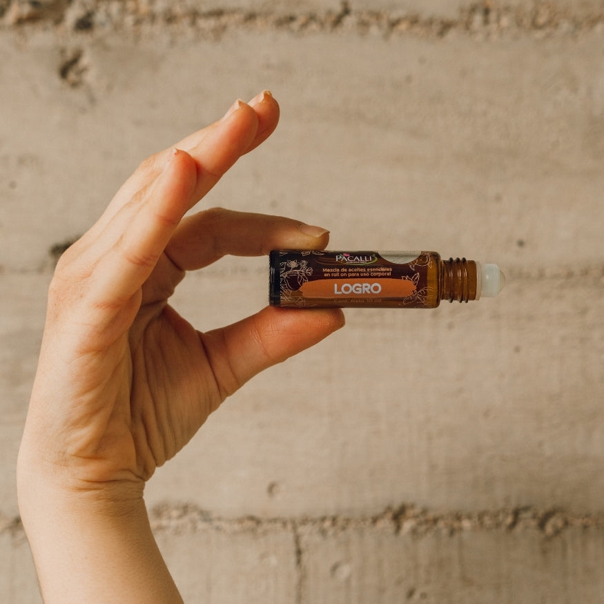 Logro Roll On PACALLI · Naranja, Bergamota y Hierbabuena · 10 ml