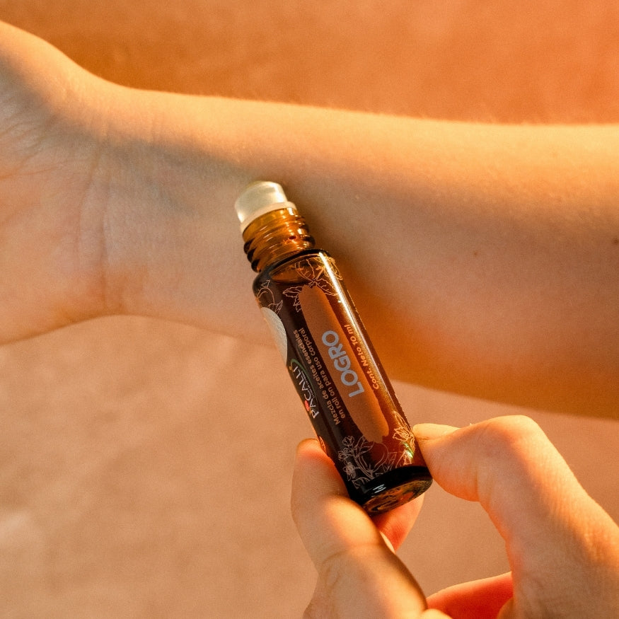 Logro Roll On PACALLI · Naranja, Bergamota y Hierbabuena · 10 ml