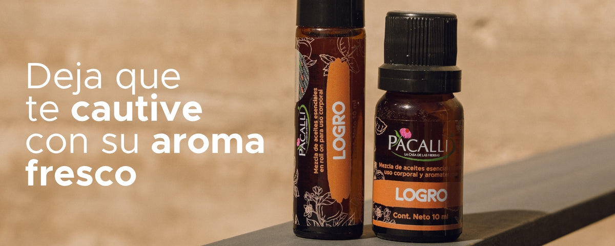 Logro Mezcla Pura PACALLI · Naranja, Bergamota y Hierbabuena · 10 ml