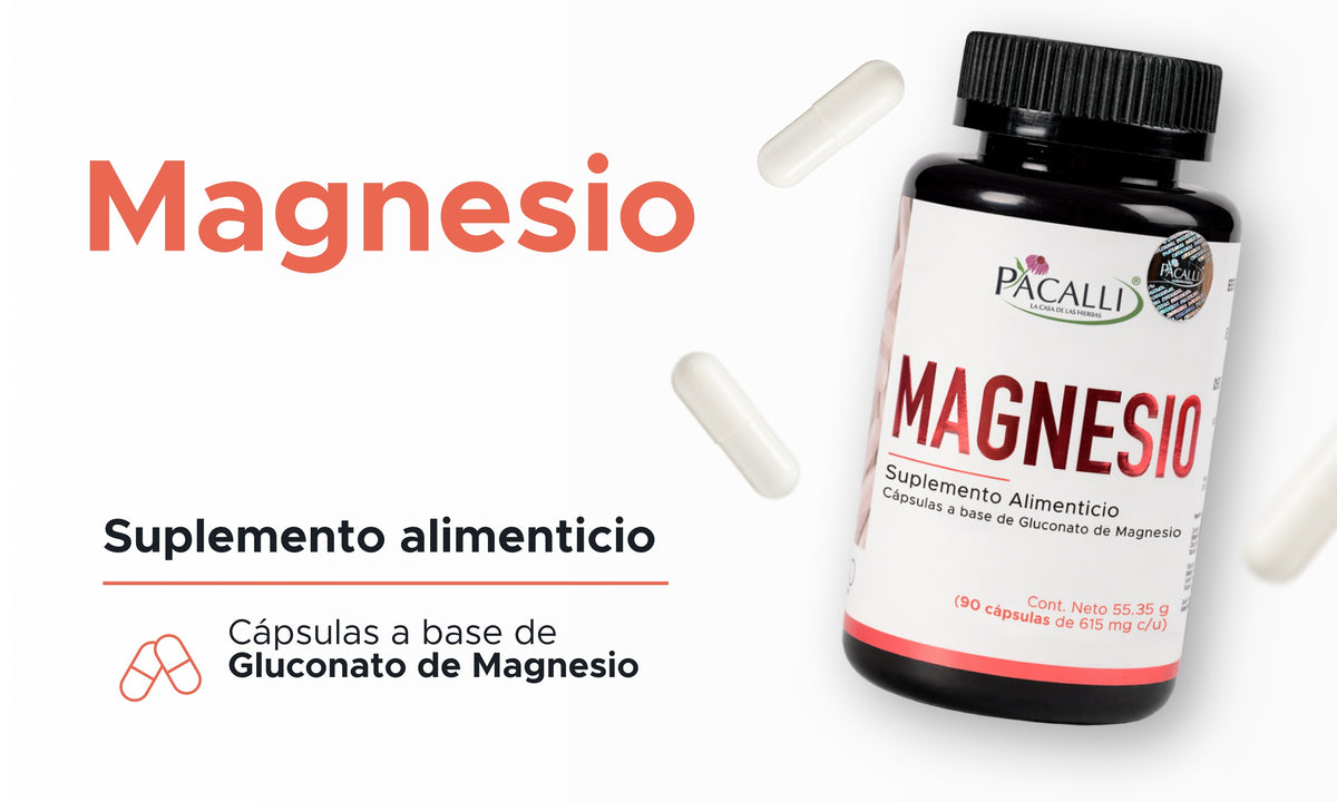 Gluconato de magnesio · 90 caps