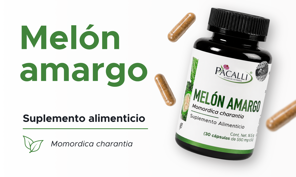 Melón Amargo | Momordica charantia en extracto seco | 550 mg · 30 caps
