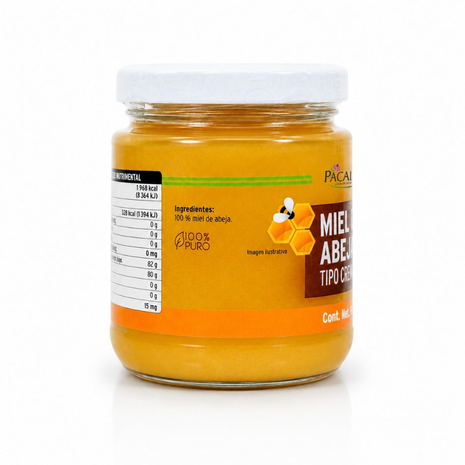 Miel de Abeja Tipo Crema PACALLI · Textura Mantequilla · 250 g