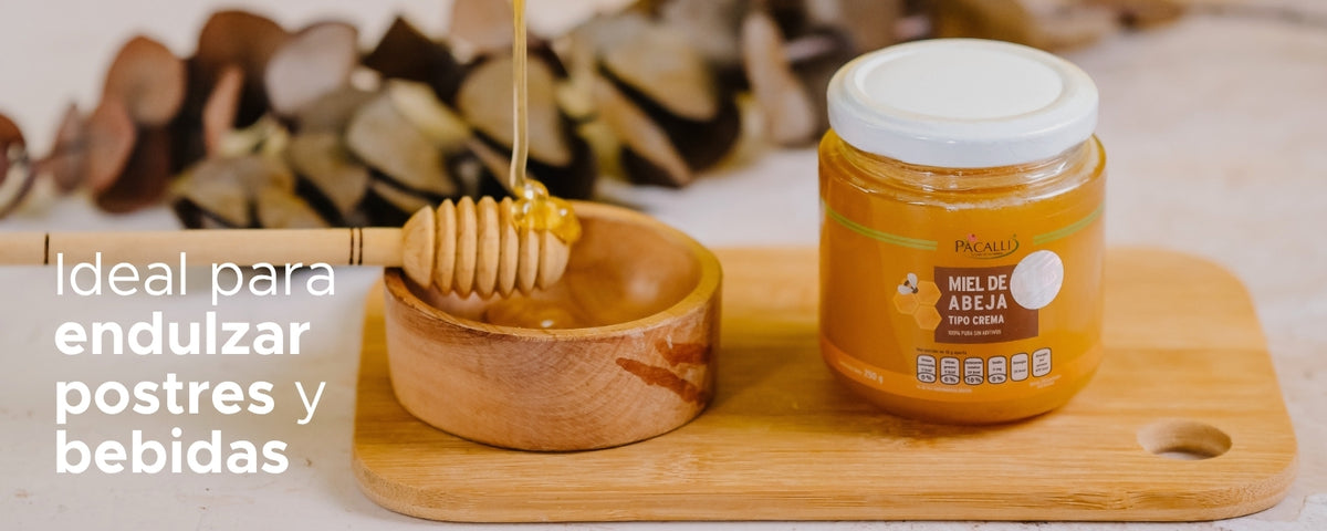 Miel de Abeja Tipo Crema PACALLI · Textura Mantequilla · 250 g