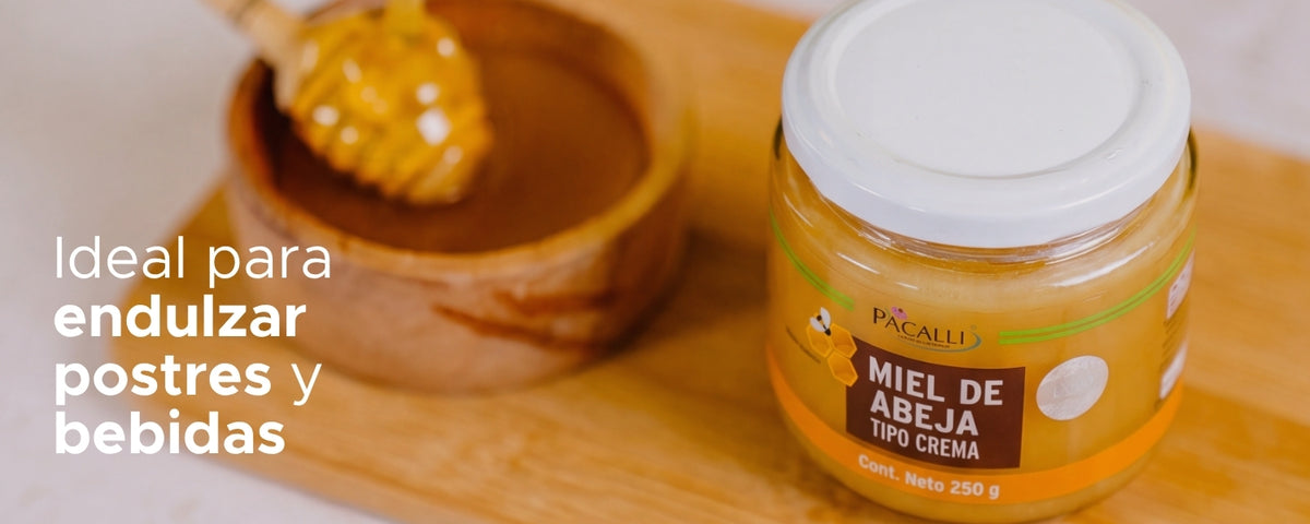 Miel de Abeja Tipo Crema PACALLI · Textura Mantequilla · 250 g