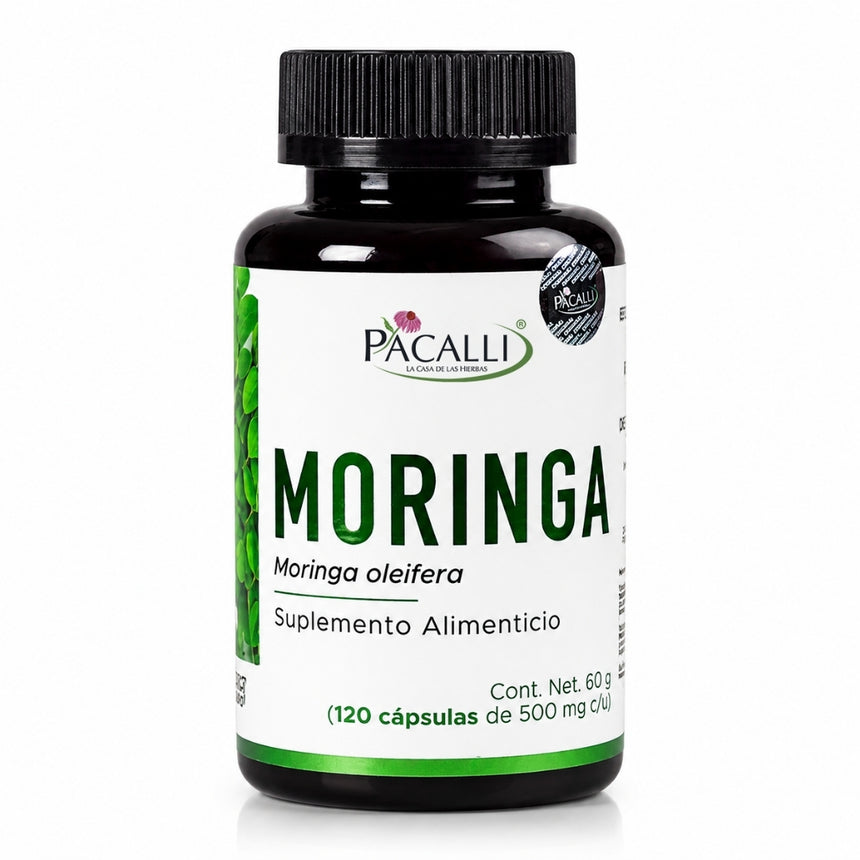 Moringa | Hoja en polvo | 500 mg · 120 caps