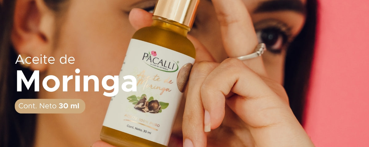 Aceite de Moringa PACALLI · Prensado en Frío y Cuidado · 30 ml
