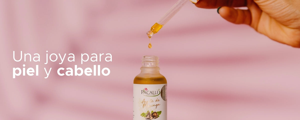 Aceite de Moringa PACALLI · Prensado en Frío y Cuidado · 30 ml
