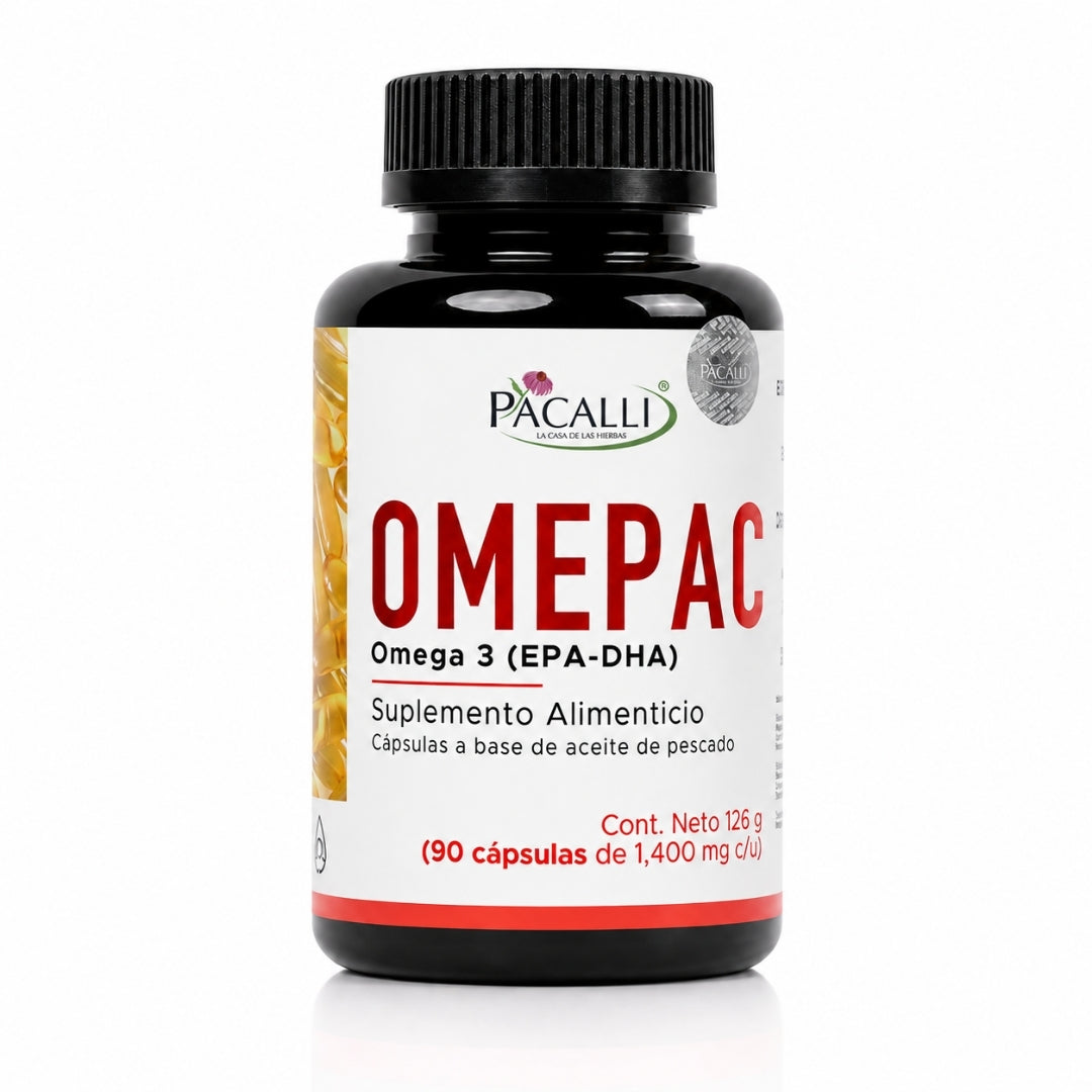 OMEPAC | Omega 3 EPA-DHA de Aceite de Pescado | 1400 mg · 90 caps