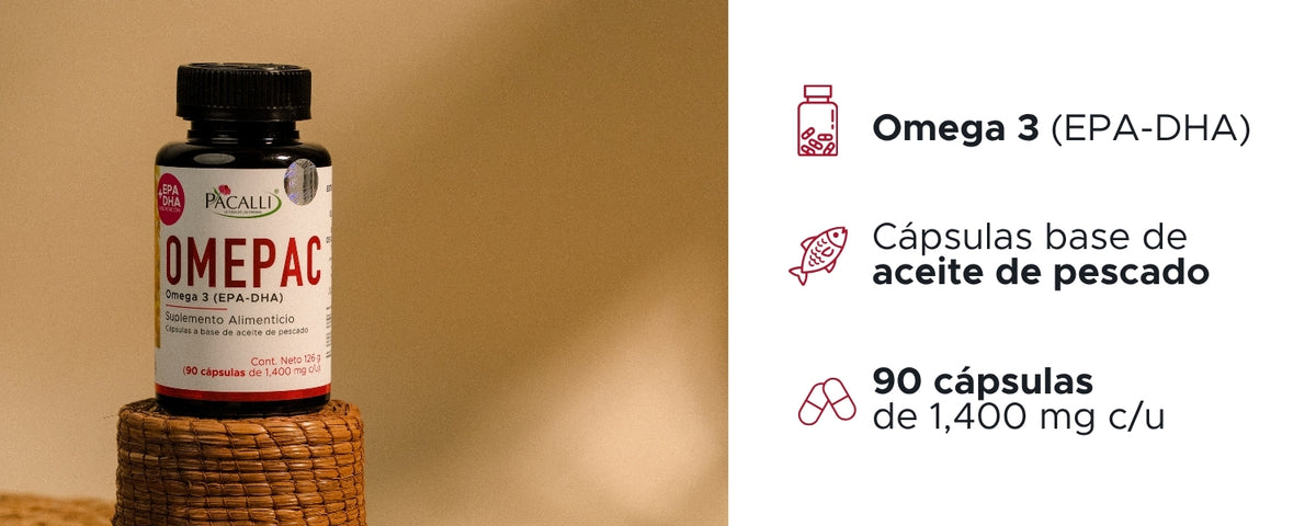OMEPAC Omega 3 (EPA-DHA) · 90 caps