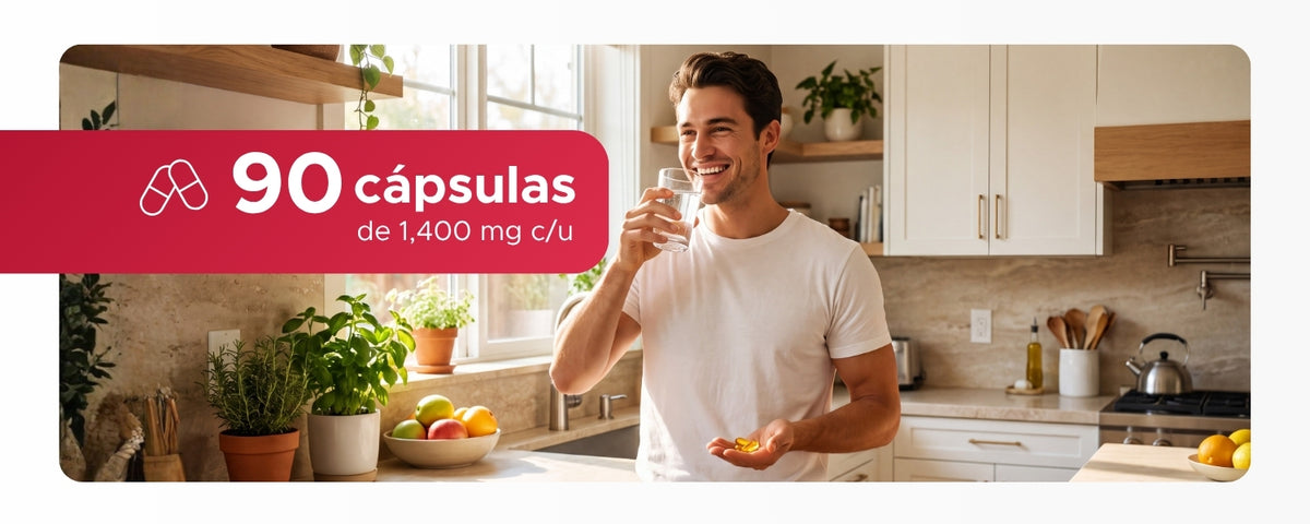 OMEPAC | Omega 3 EPA-DHA de Aceite de Pescado | 1400 mg · 90 caps