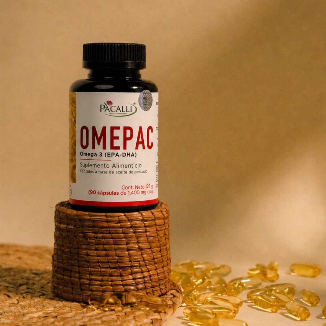 OMEPAC | Omega 3 EPA-DHA de Aceite de Pescado | 1400 mg · 90 caps