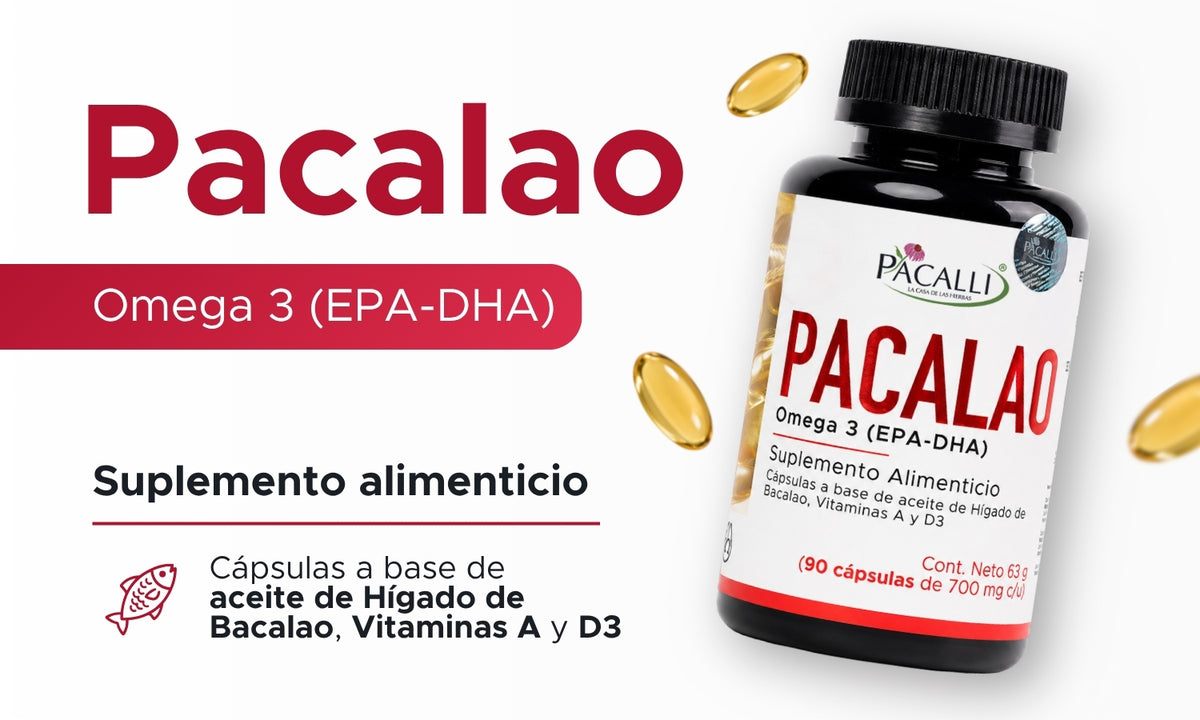 Pacalao Omega 3 (EPA-DHA) · 90 caps