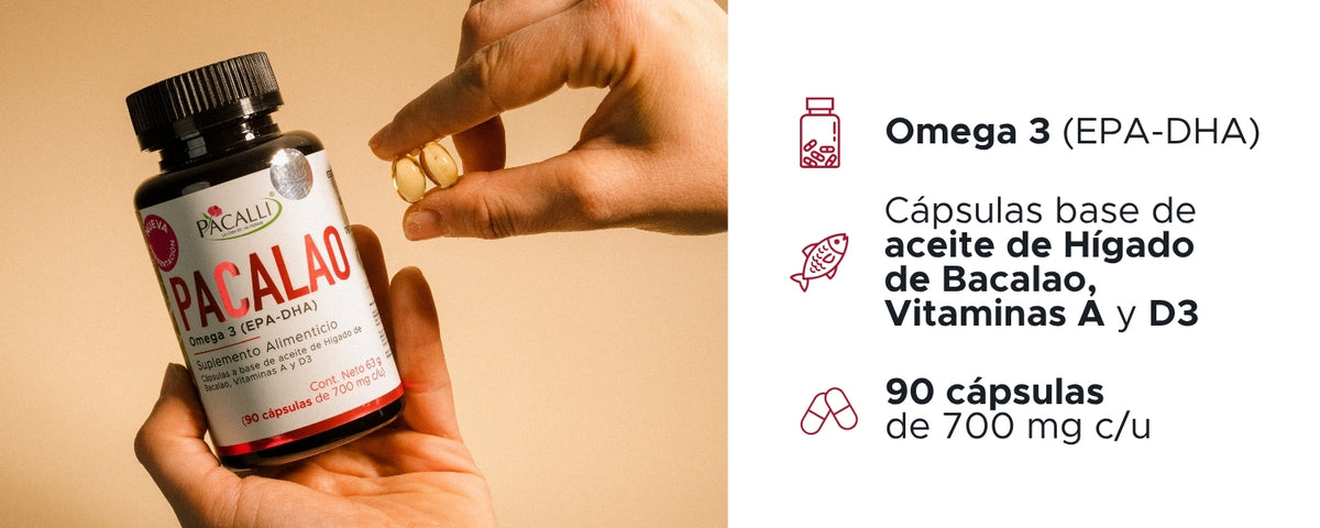 Pacalao Omega 3 (EPA-DHA) · 90 caps