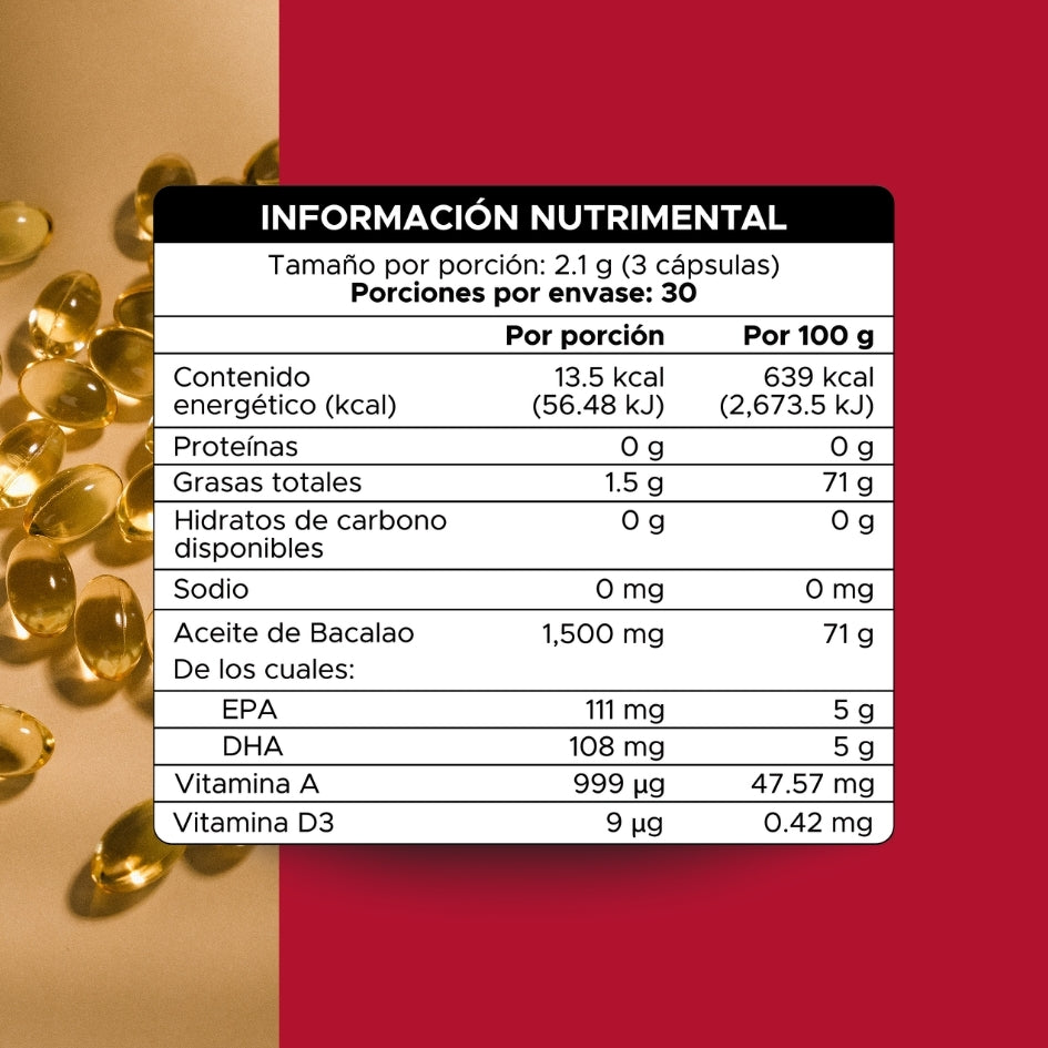 Pacalao Omega 3 (EPA-DHA) · 90 caps