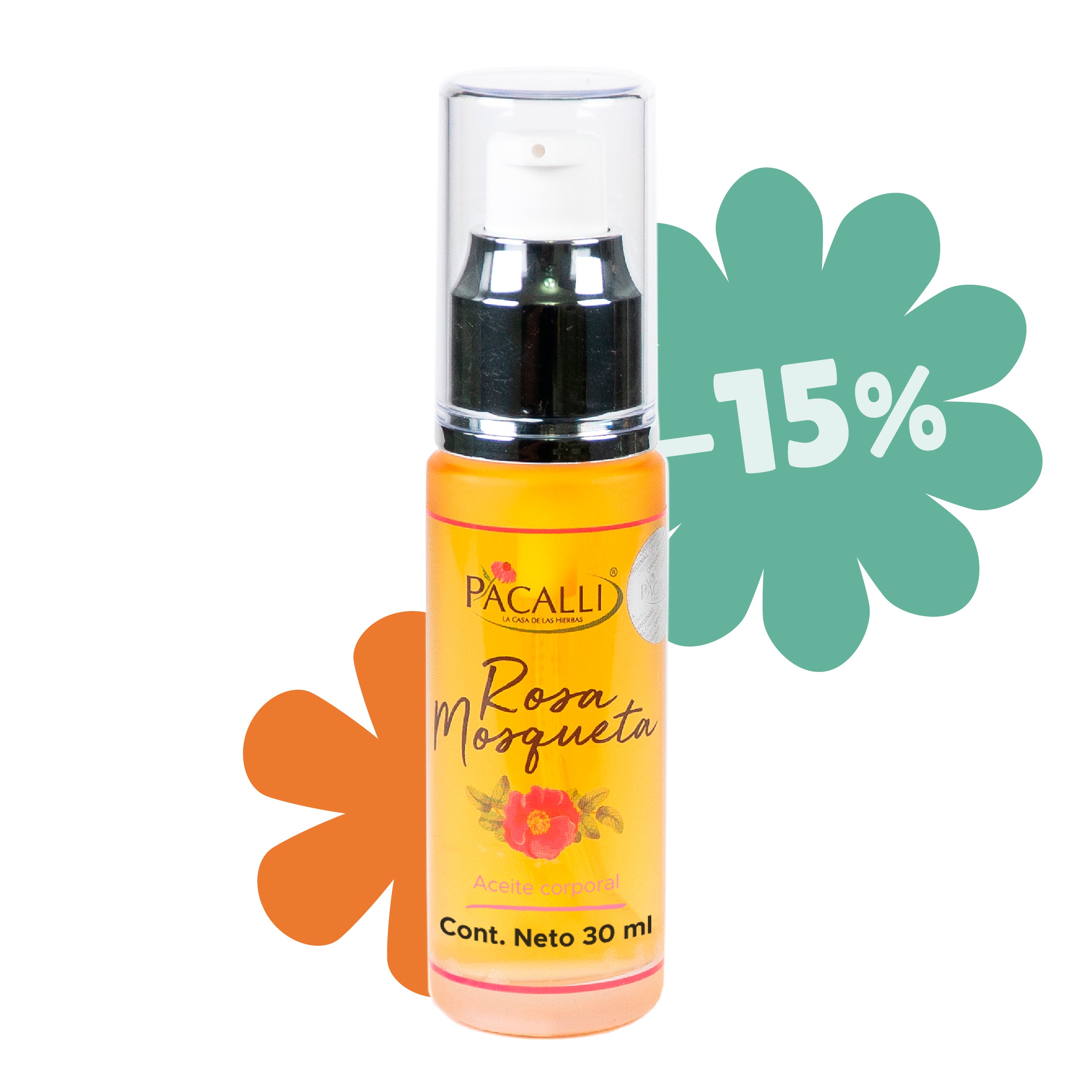 Aceite de Rosa Mosqueta Pacalli / 30 ml