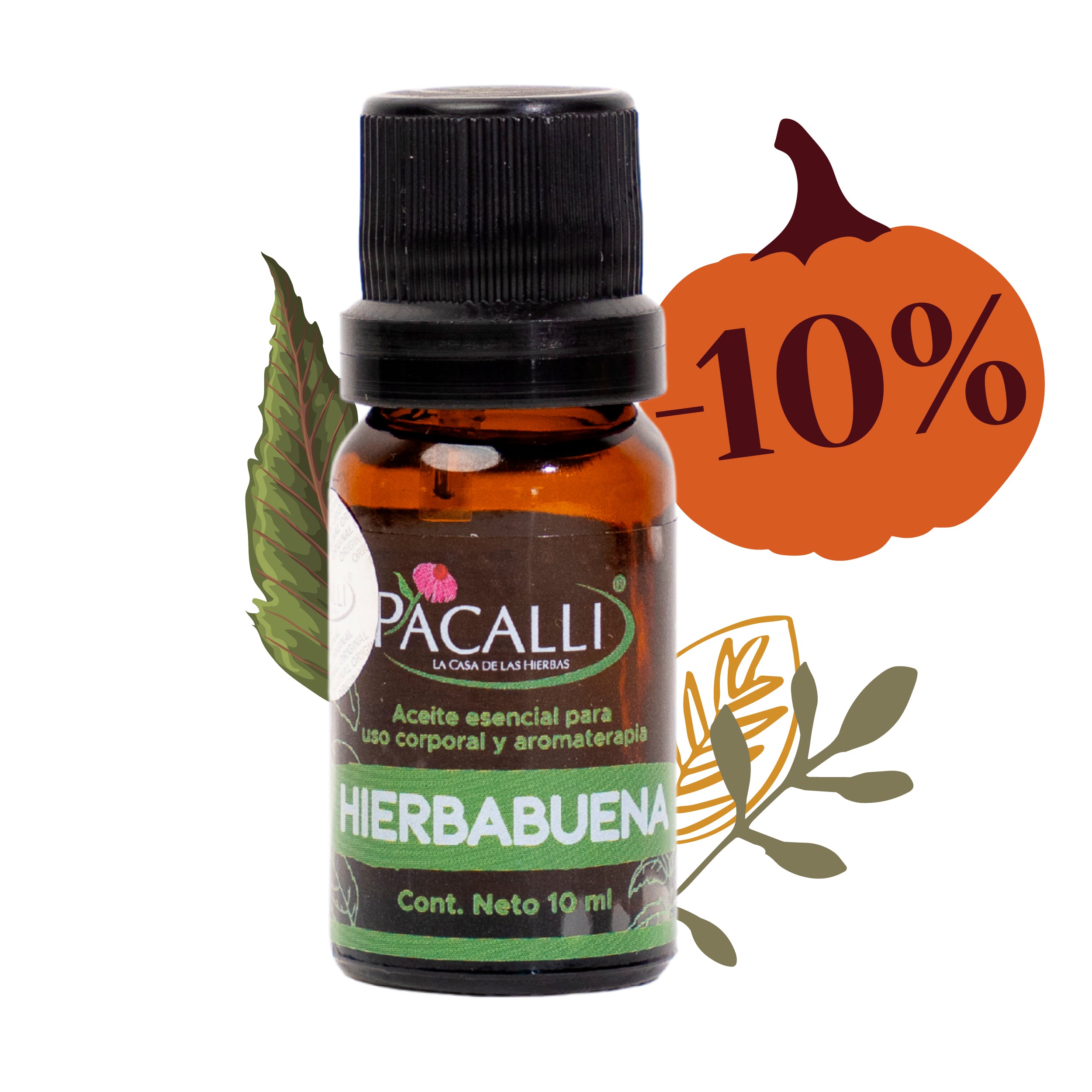 Aceite Esencial de Hierbabuena · 10 ml