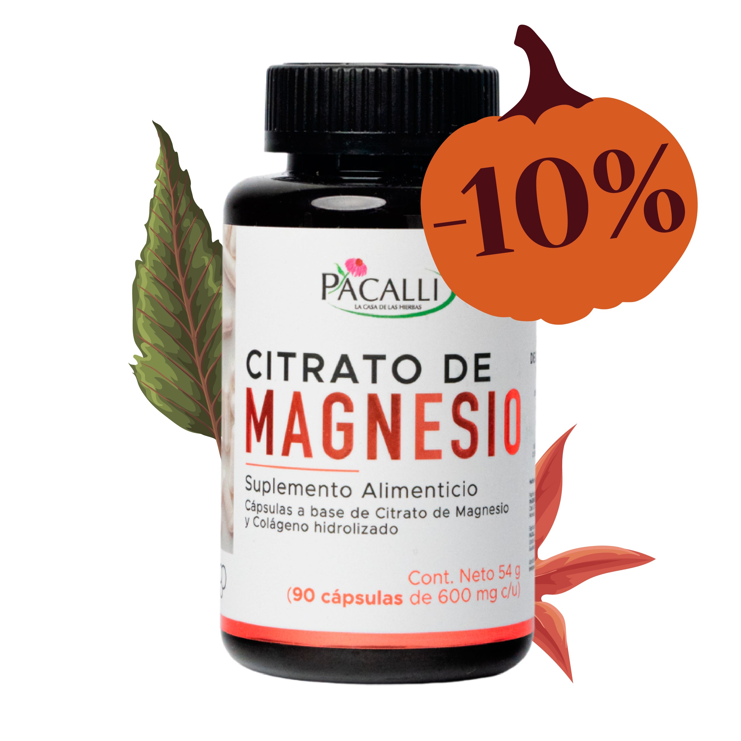 Citrato de magnesio · 90 caps